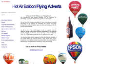 Desktop Screenshot of flyingadverts.co.uk